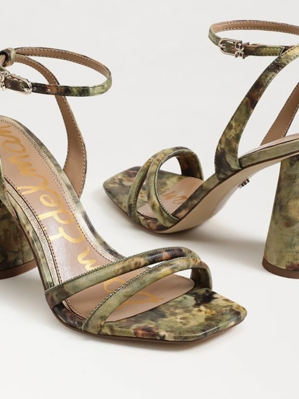 Sam Edelman Olive Kia Ankle-Strap Block Heel Sandals